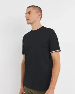 BOSS Short Sleeve Tipped Cuff T-shirt