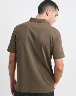 BOSS Short Sleeve Green BB Embroidered Polo