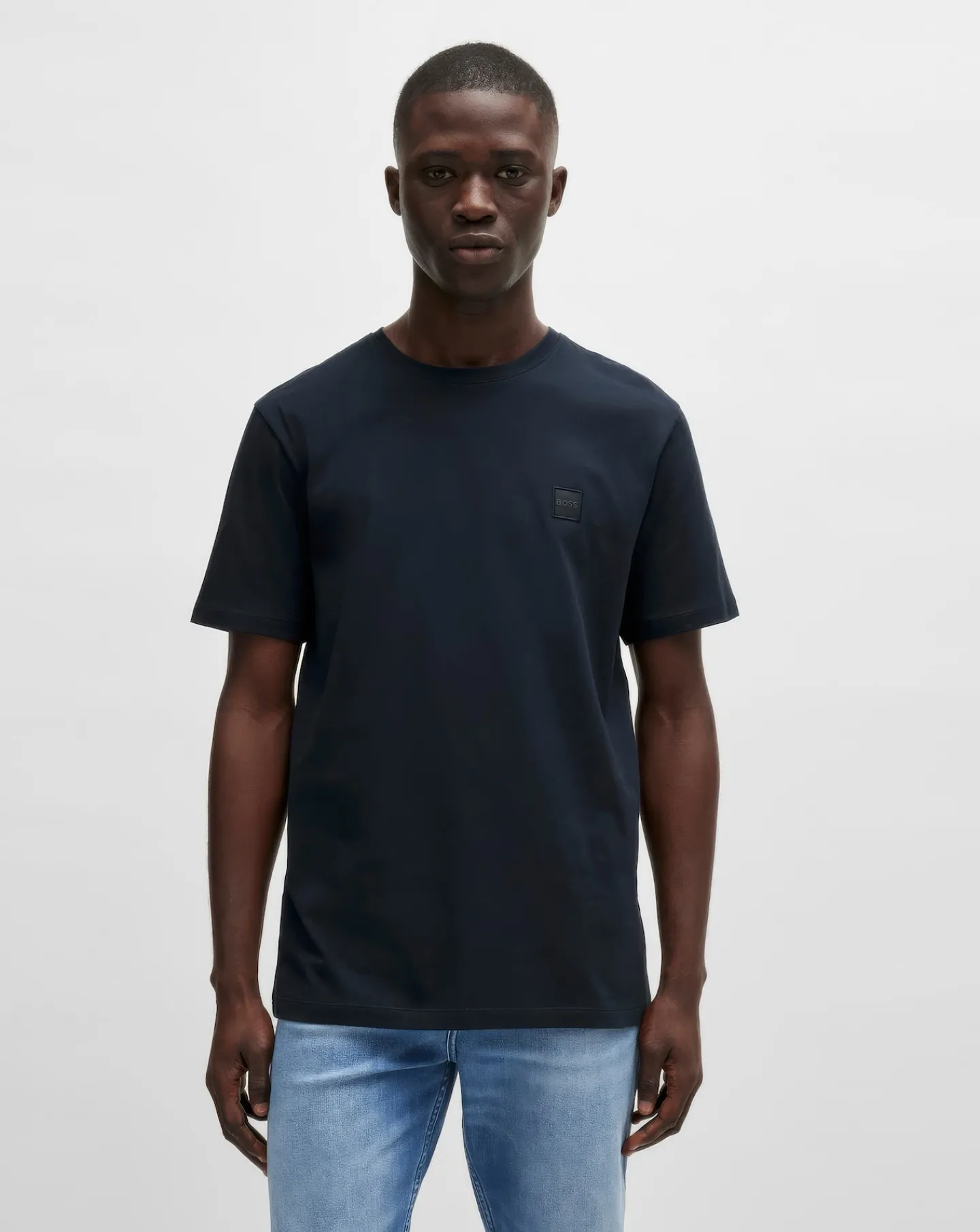 BOSS Short Sleeve Logo Patch T-Shirt in