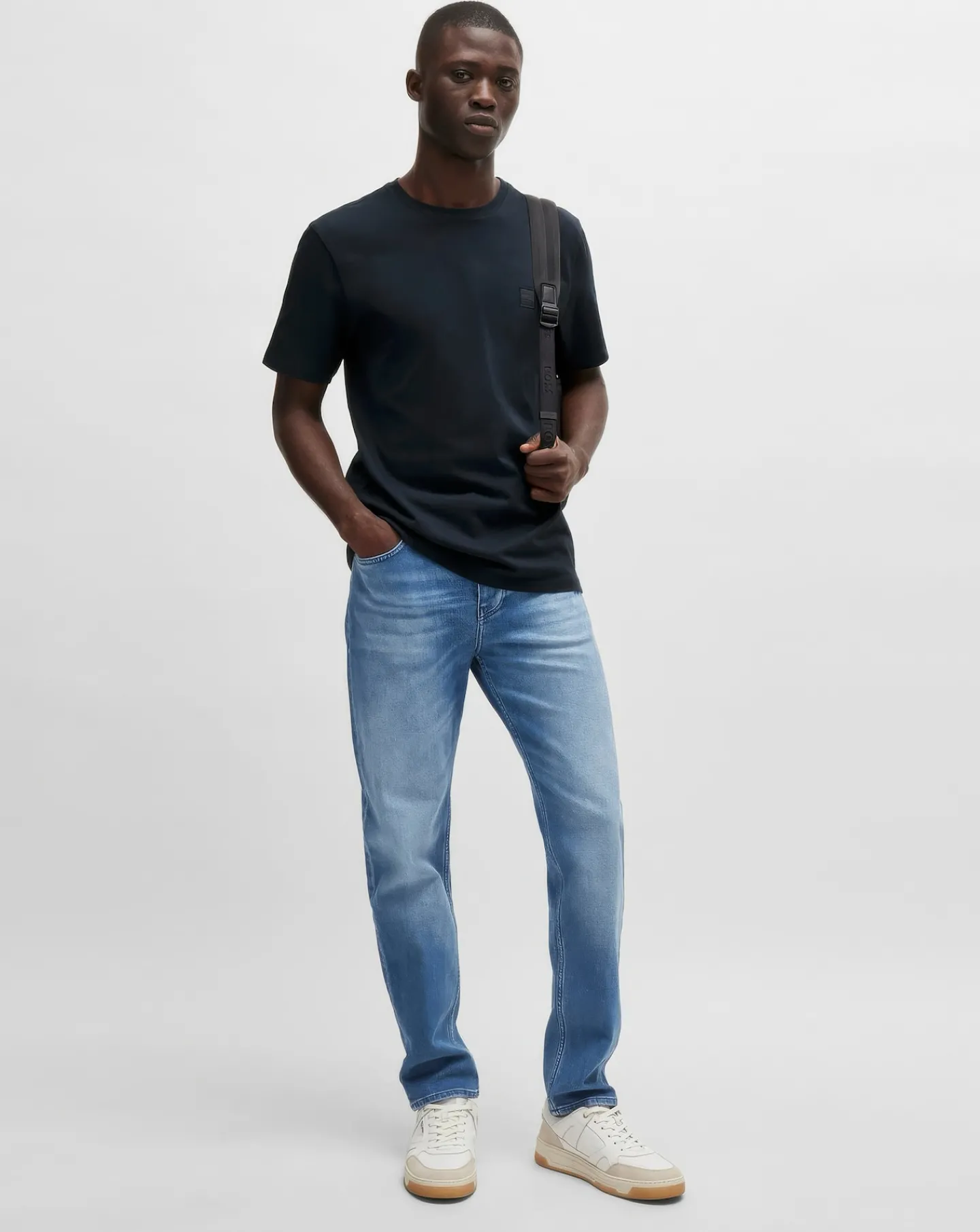 BOSS Short Sleeve Logo Patch T-Shirt in