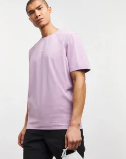 BOSS Short Sleeve Purple Centre Logo T-Shirt