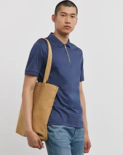 BOSS Short Sleeve Zip Neck Polo