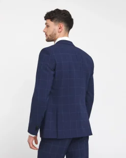 BOSS Slim Fit Check Suit Jacket