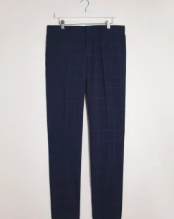 BOSS Slim Fit Check Suit Trouser
