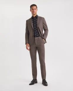 BOSS Slim Fit Printed Formal Shirt