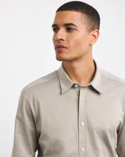 BOSS Stretch Natural Long Sleeve Shirt