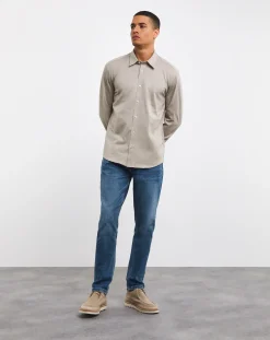 BOSS Stretch Natural Long Sleeve Shirt