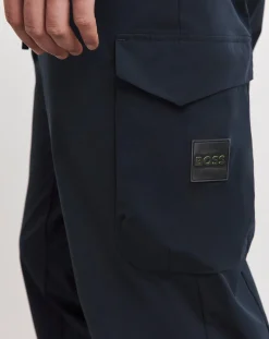 BOSS Tapered Cargo Trouser Dark Blue