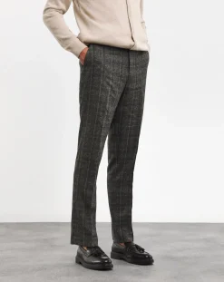 Jacamo Textured Check Regular Suit Trouser