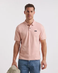 Calvin Klein Coral Stretch Slim Polo