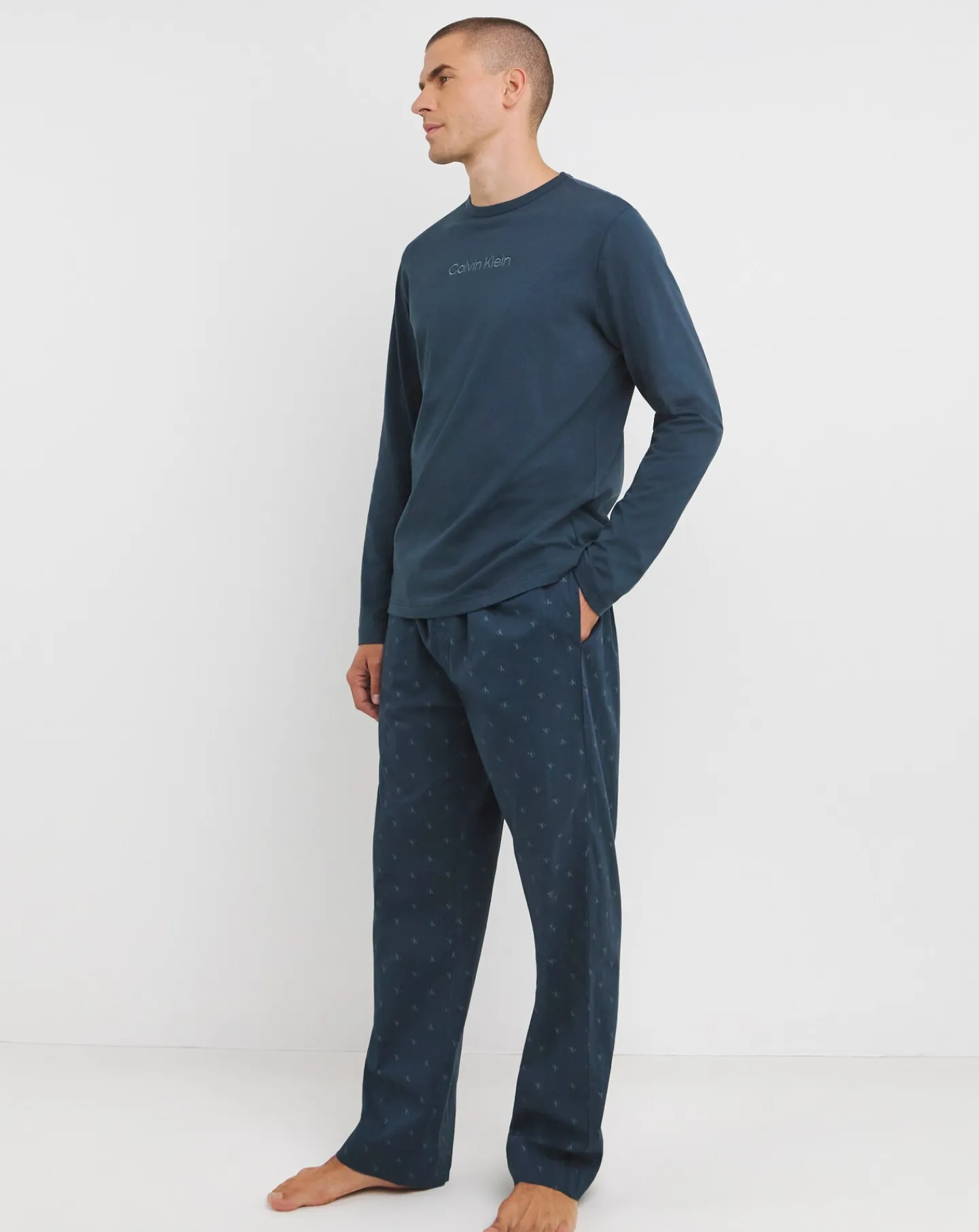 Calvin Klein Cotton Poplin Pyjama Set