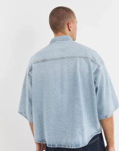 Calvin Jeans|Calvin Klein Jeans Calvin Klein Jeans Boxy Short Sleeve Denim Shirt