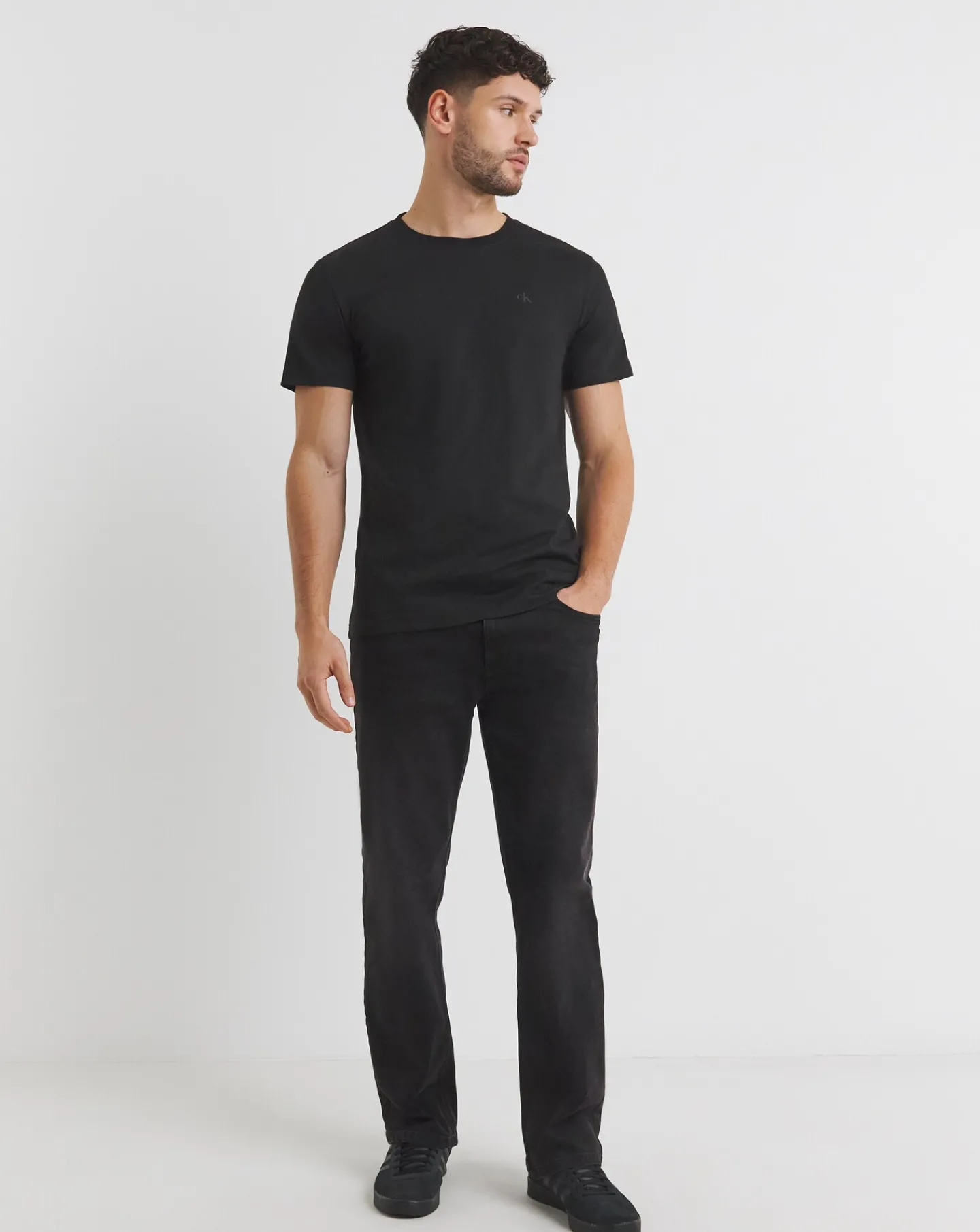 Calvin Klein Jeans Textured Back Graphic Monologo T-Shirt
