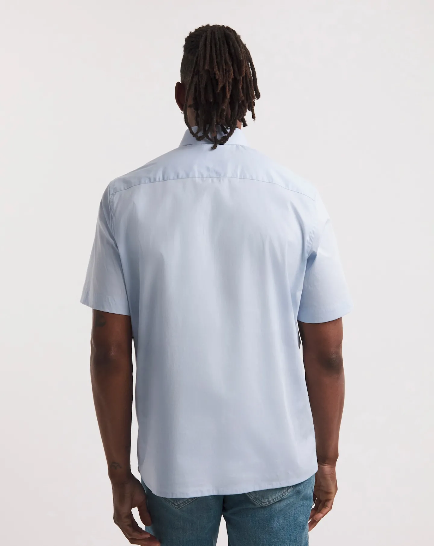 Calvin Klein Light Blue Stretch Shirt