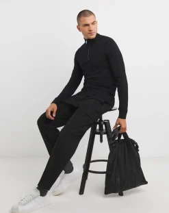 Calvin Klein Merino Quarter Zip Jumper