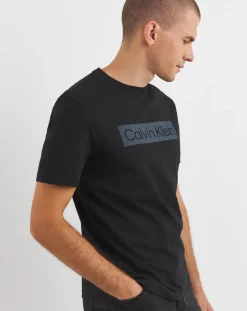 Calvin Klein Short Sleeve Back Box Striped T-Shirt