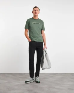 Calvin Klein Short Sleeve Flock T-Shirt