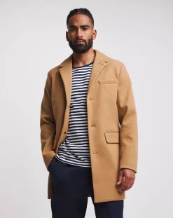 Jacamo Faux Wool Overcoat