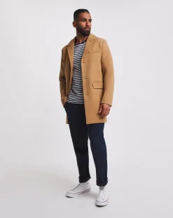 Jacamo Faux Wool Overcoat