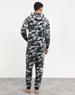 Jacamo Camo Fleece Onesie