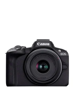 Canon EOS R50 APS-C Mirrorless Camera inc RF-S 18-45mm Lens Creator Kit -