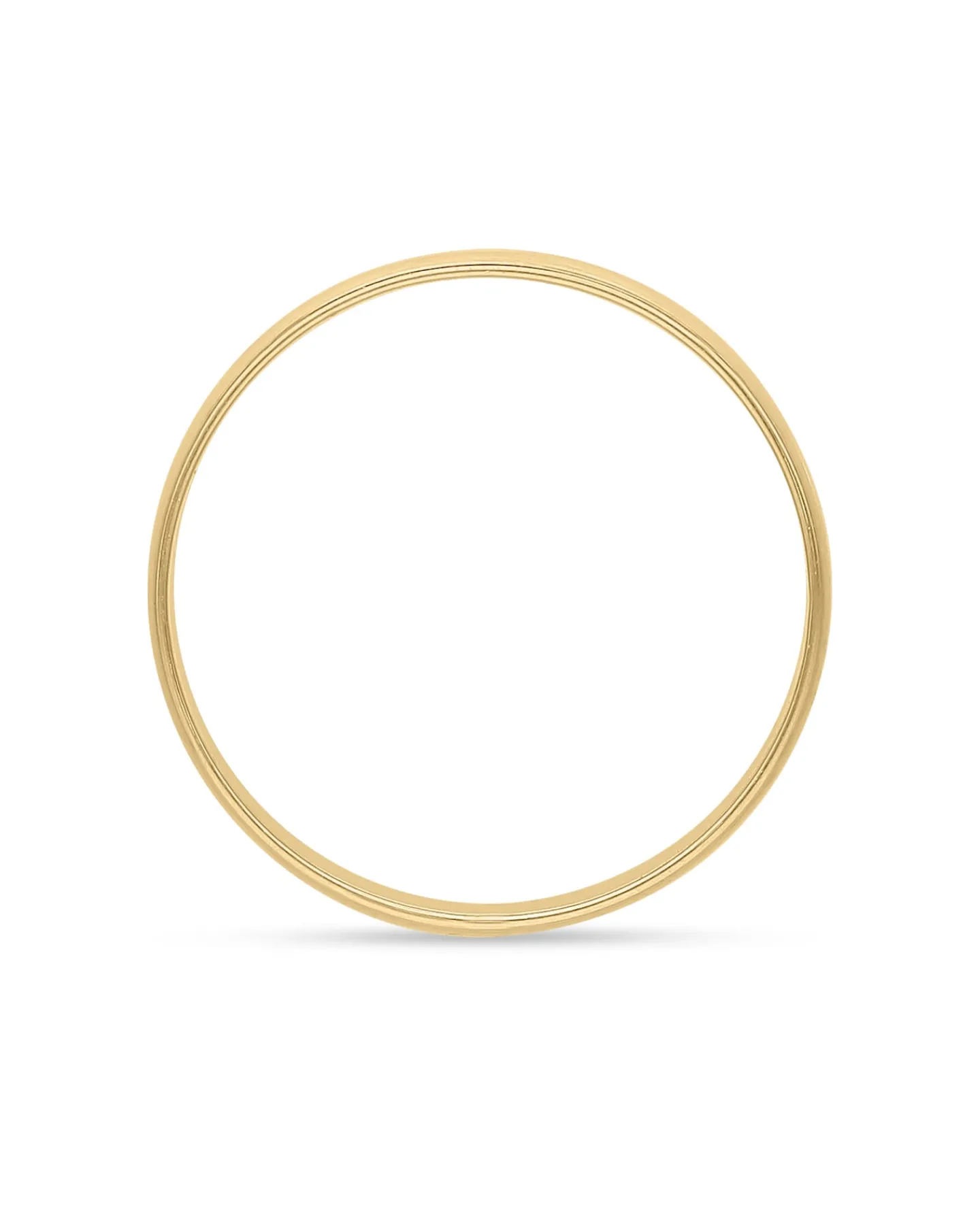 Jacamo 9Carat Yellow Gold Polished D Shape 6MM Wedding Ring