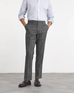 Jacamo Prince of Wales Check Relaxed Suit Trouser