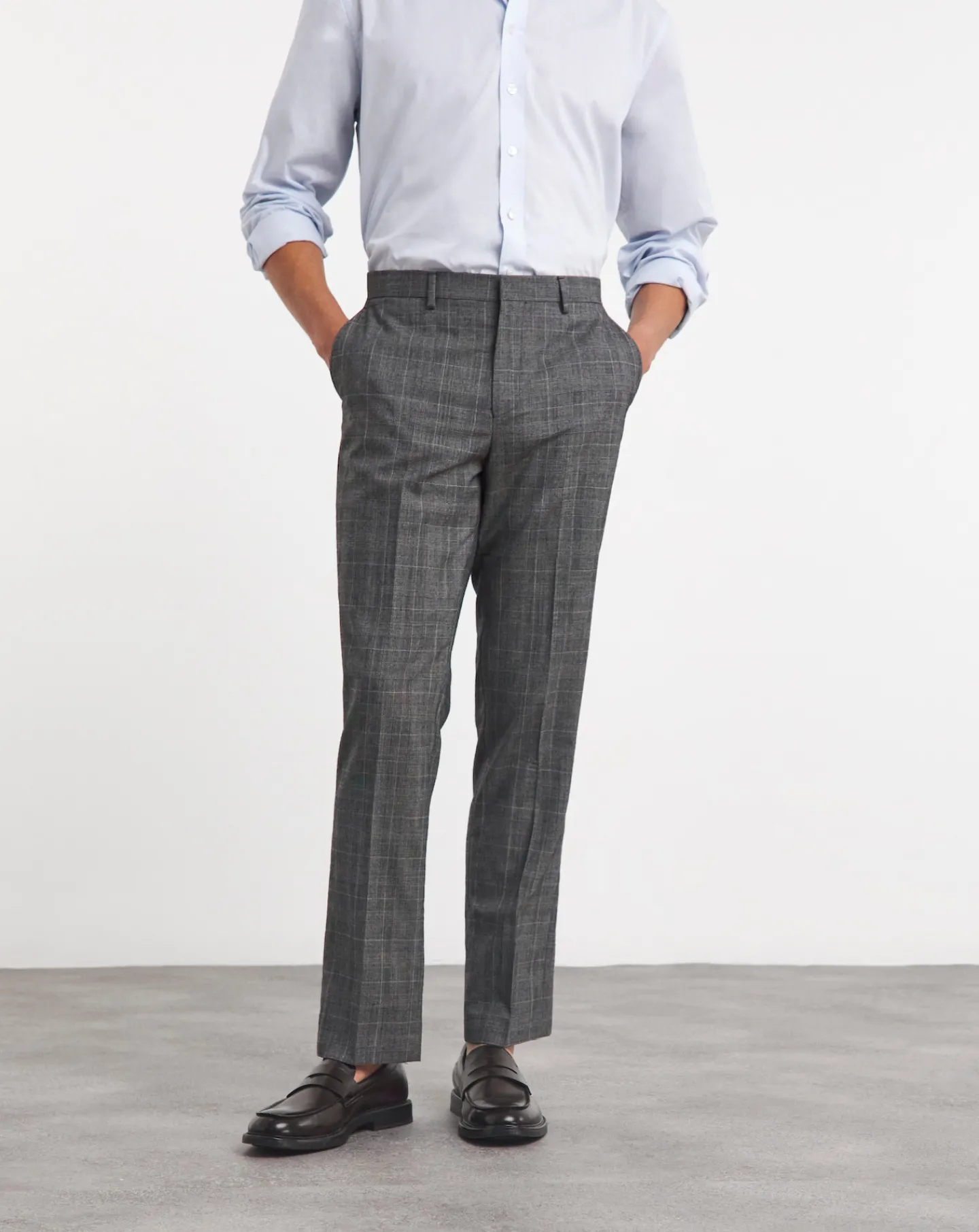 Jacamo Prince of Wales Check Relaxed Suit Trouser