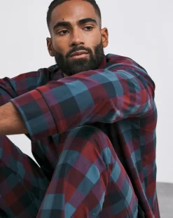 Jacamo Check Fleece Pyjama Set