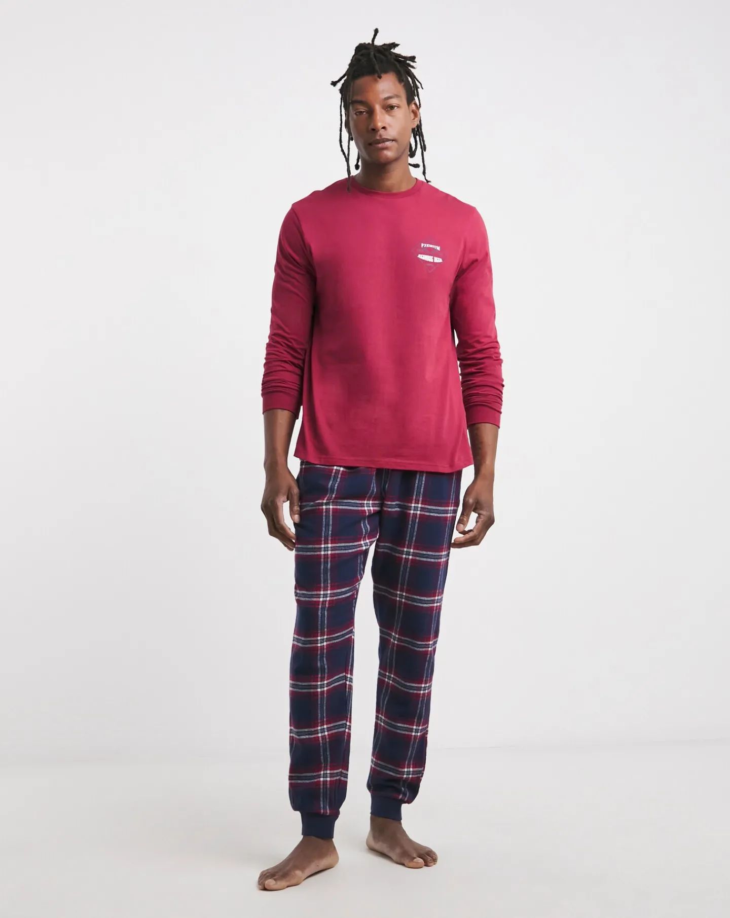 Jacamo Christmas Graphic Pyjama Set