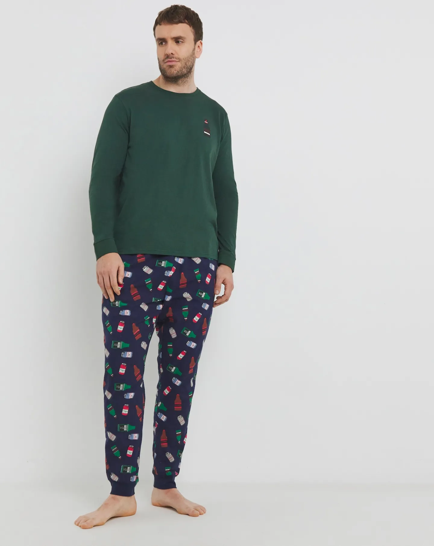 Jacamo Christmas Graphic Pyjama Set