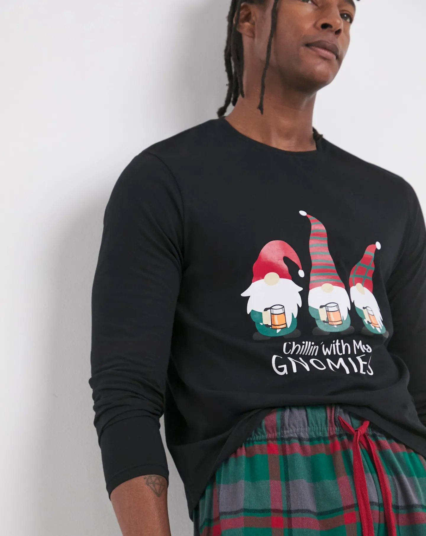 Jacamo Christmas Graphic Pyjama Set