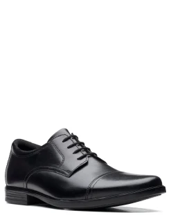 Clarks Howard Cap Shoes Wide Fit