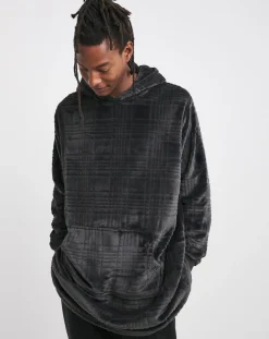 Jacamo Clipped Oversized Hoodie