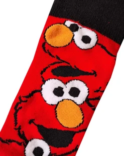 Licence Cookie & Elmo 2pk Slipper Socks