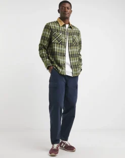 Jacamo Cord Collar Check Overshirt