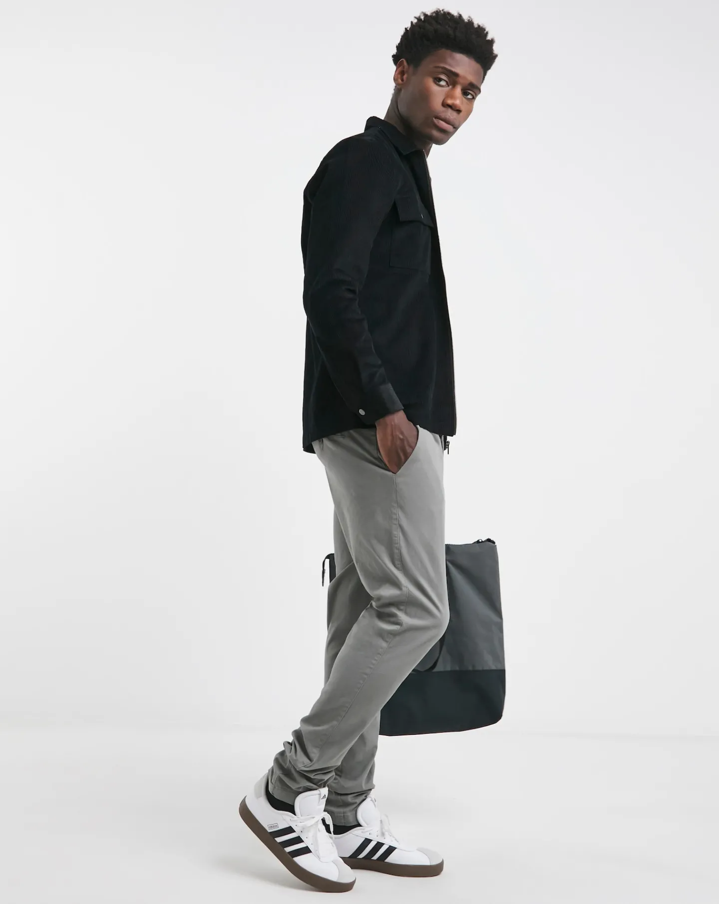 Jacamo Cord Zip Through Overshirt