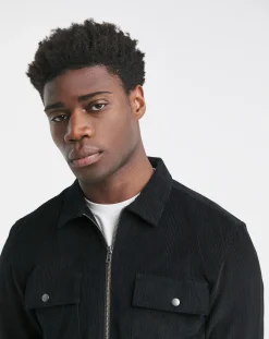 Jacamo Cord Zip Through Overshirt