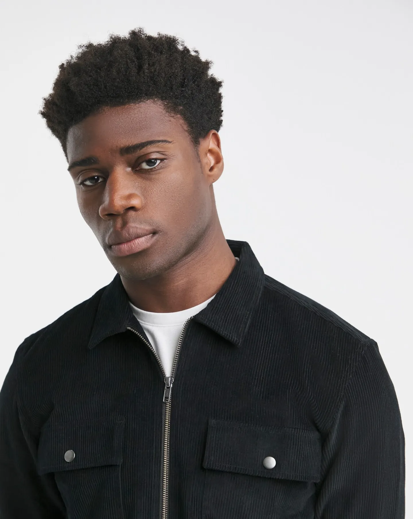 Jacamo Cord Zip Through Overshirt