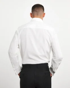 Jacamo Cotton Poplin Dinner Shirt Set With Bow Tie