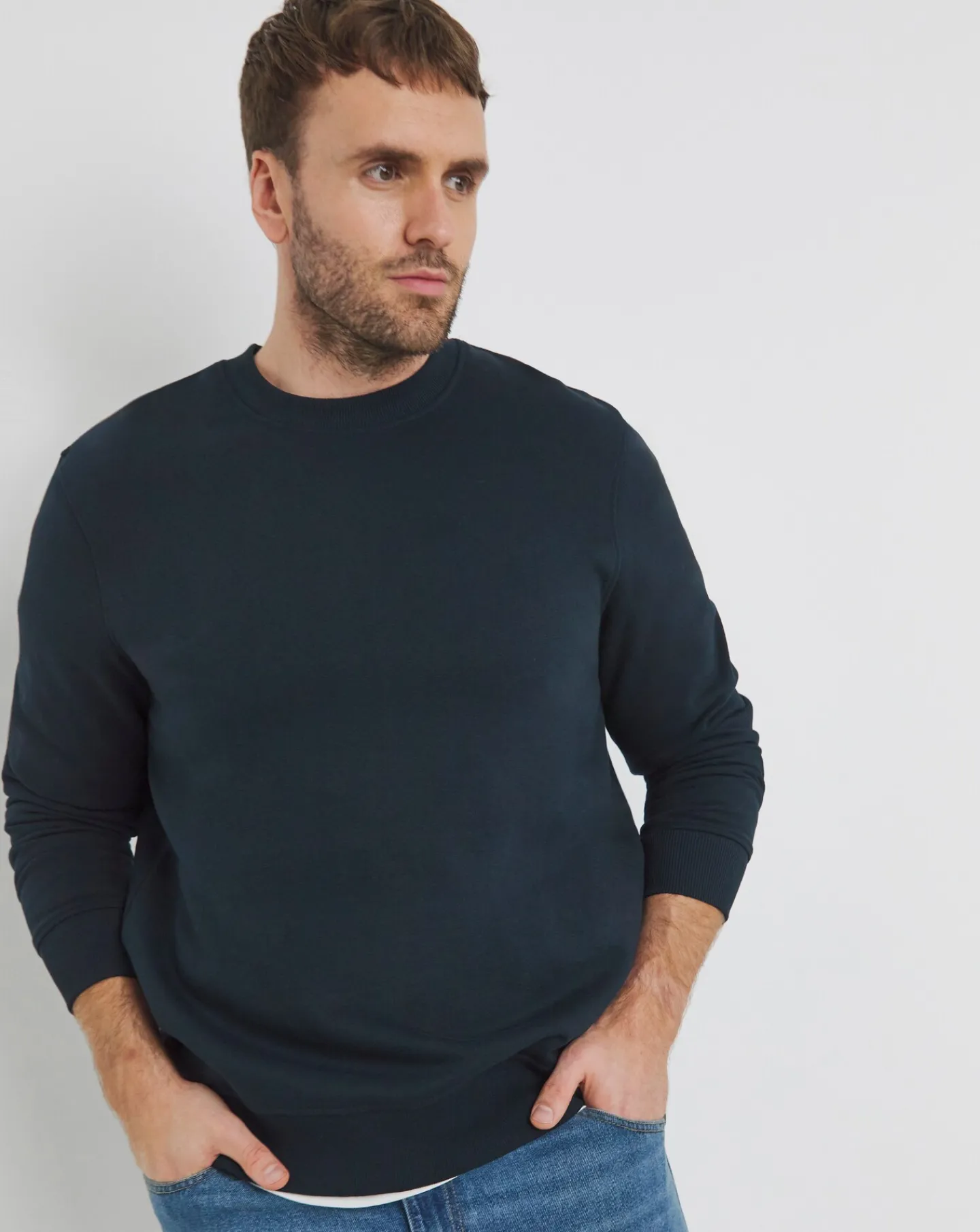 Jacamo Crew Neck Sweatshirt Long