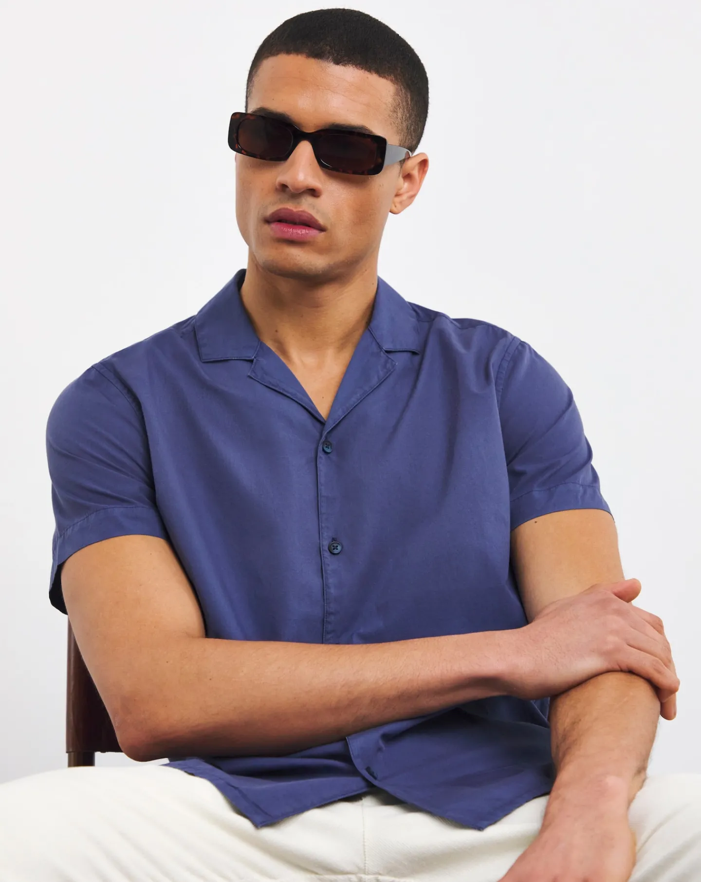 Jacamo Cuban Collar Shirt