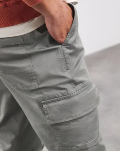 Jacamo Cuffed Garment Dyed Cargo
