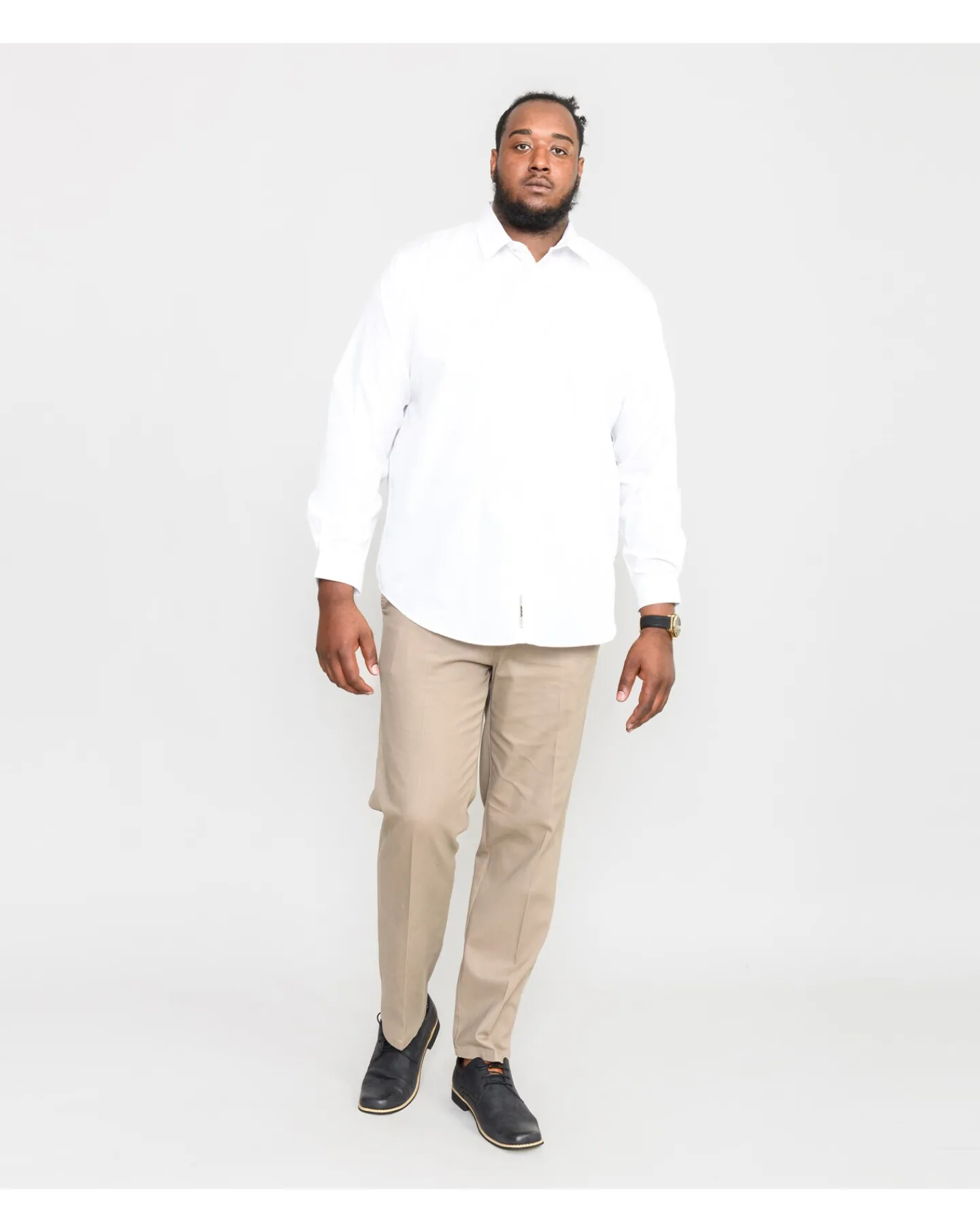 D555 Aiden Long Sleeve Easy Iron Shirt