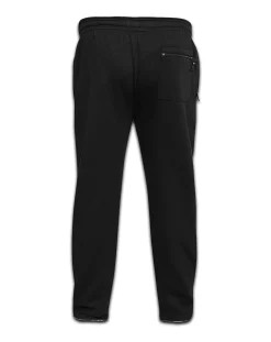 D555 Albert Heavy Weight Jogging Bottom With Open Hem & Zipper Pockets