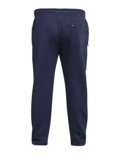 D555 Albert Heavy Weight Jogging Bottom With Open Hem & Zipper Pockets
