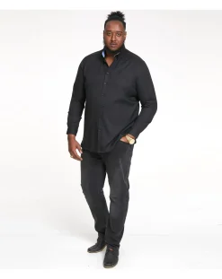 D555 Richard- Basic Oxford Long Sleeve Shirt