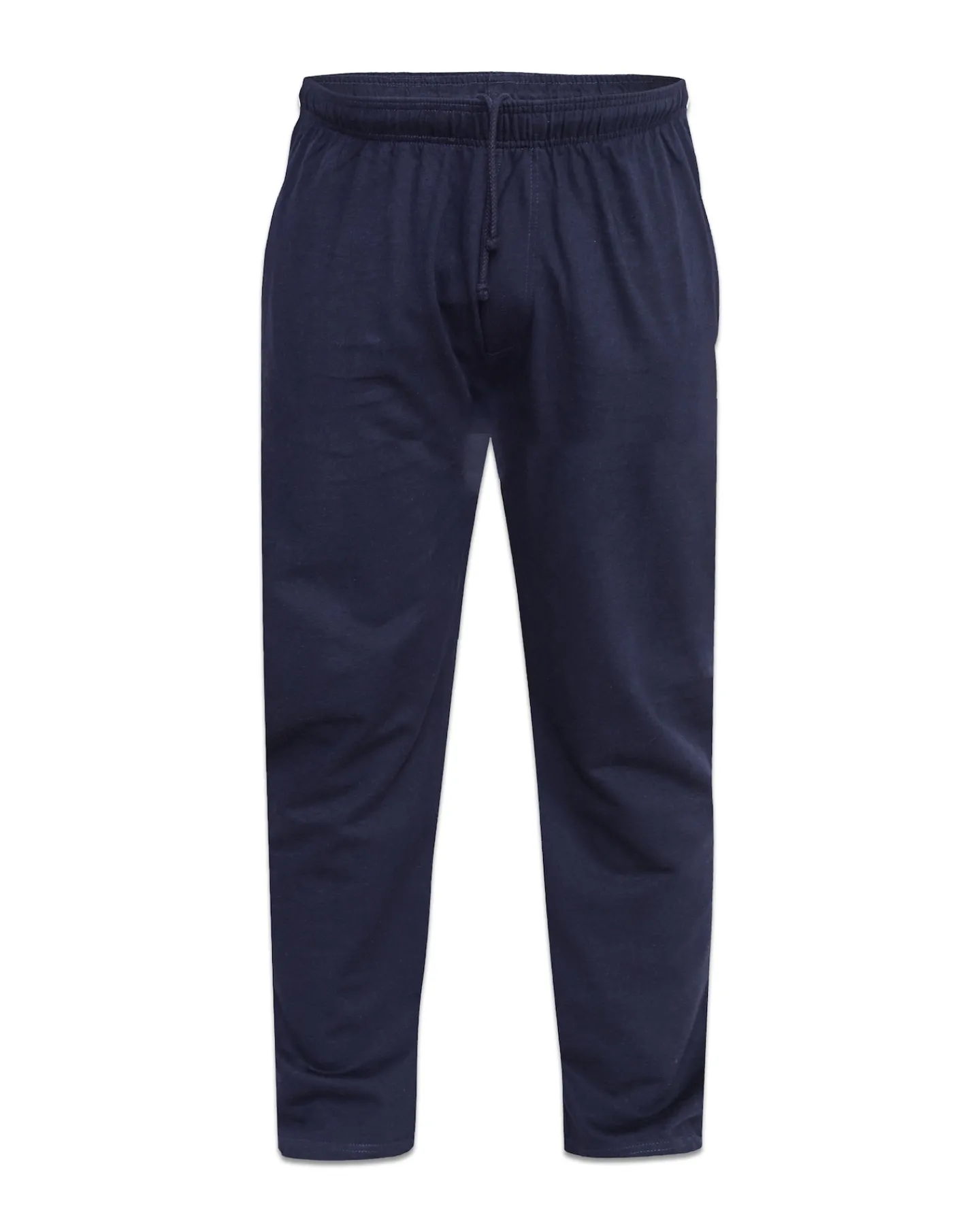 D555 Rory Lightweight Cotton Jogging Bottom With Open Hem & Zipper Pockets