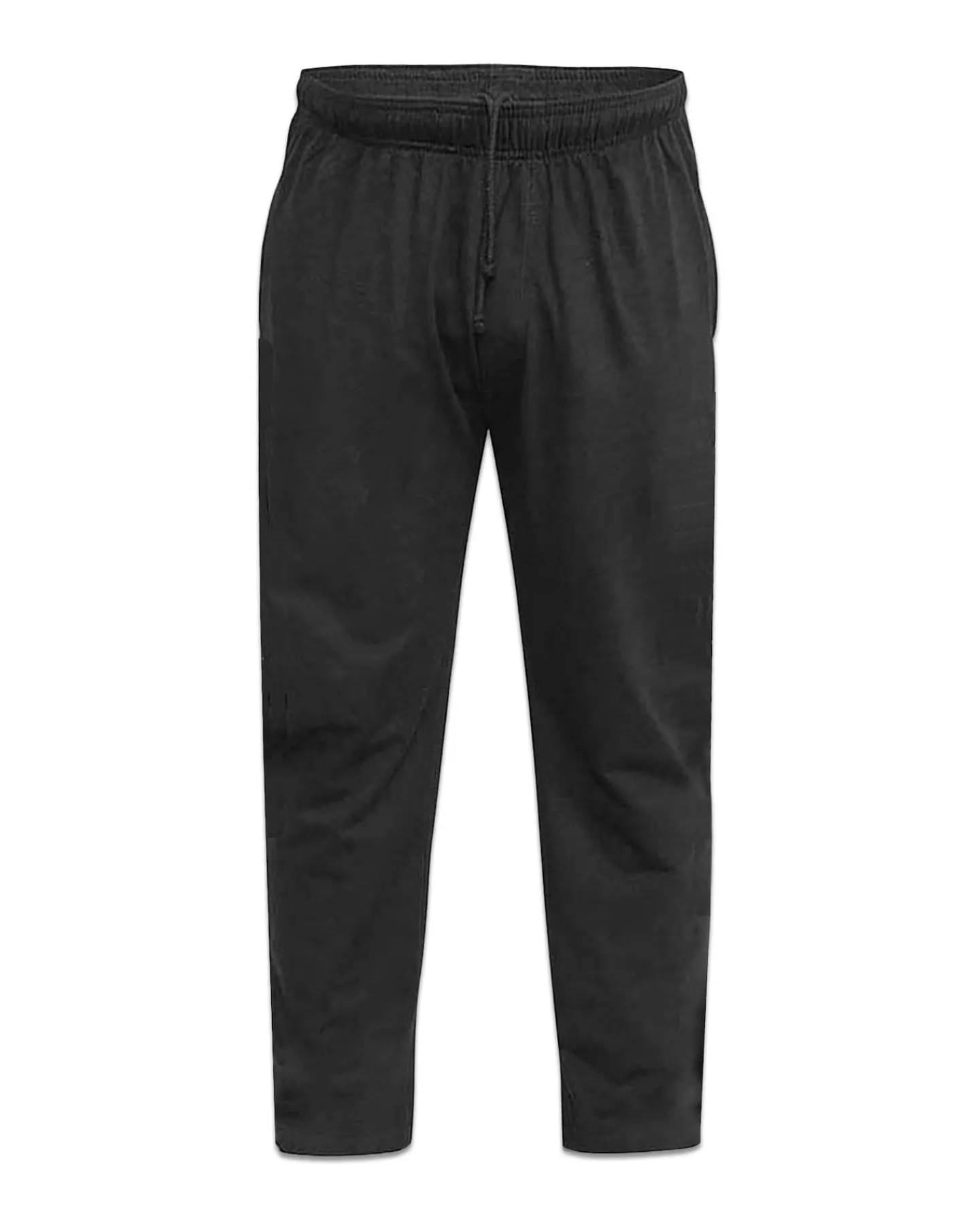 D555 Rory Lightweight Cotton Jogging Bottom With Open Hem & Zipper Pockets