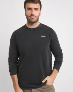 Jacamo Dark Futures Long Sleeve Dyed T-Shirt Long